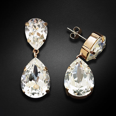 Auskarai "Kristalo Lašas III" su Swarovski™ kristalais